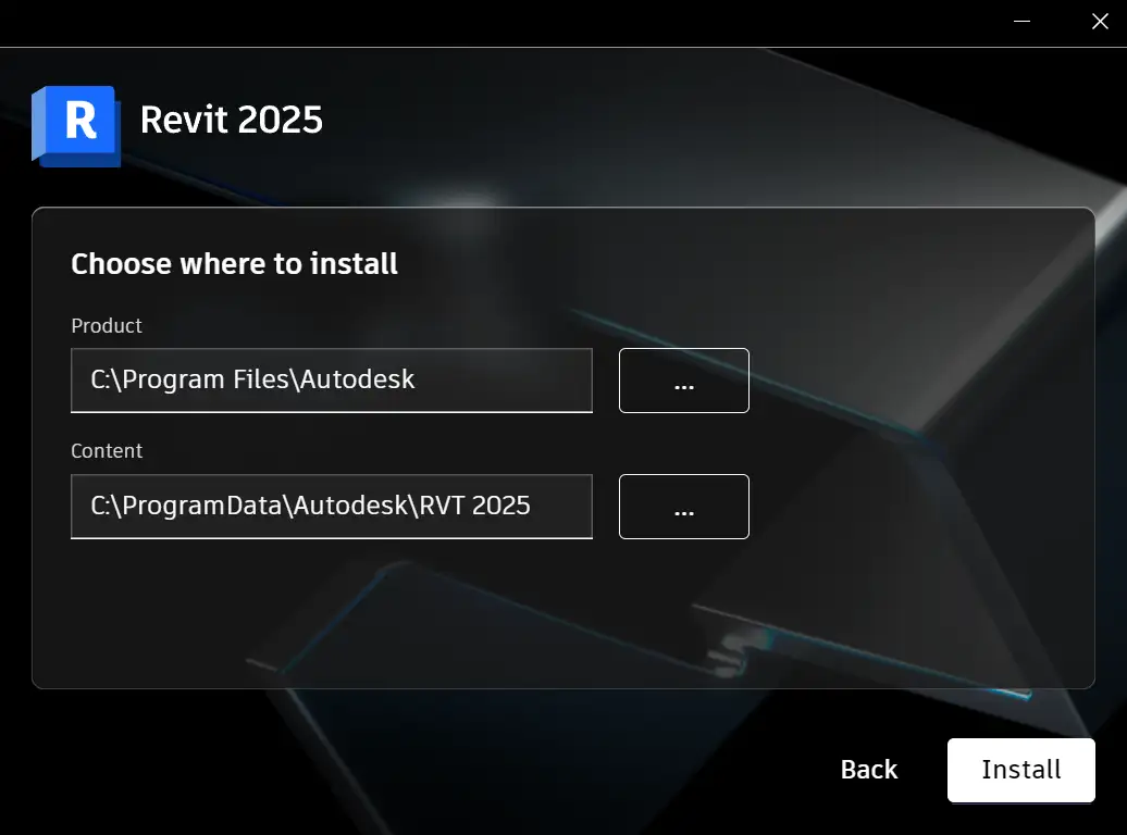 installation revit 01