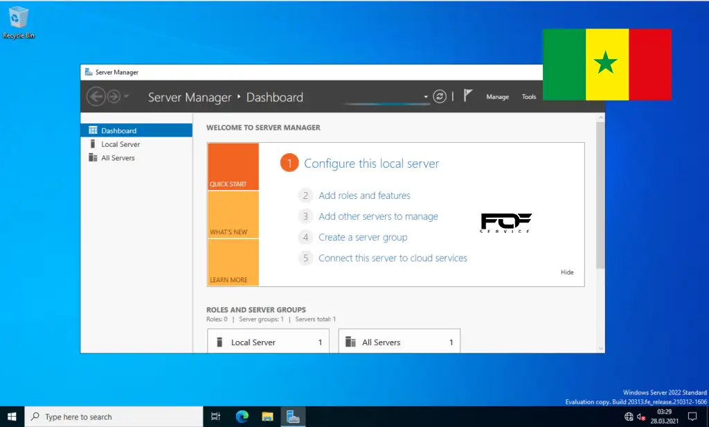 Windows Serveur dakar 2022 dakar